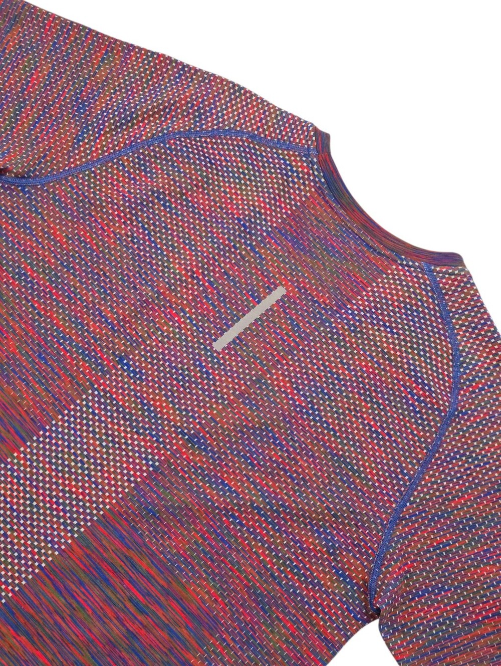 Nike Running Dri-FIT Knit Running Shirt Multicolor Short Sleeve Men L Activewear - Picture 6 of 12